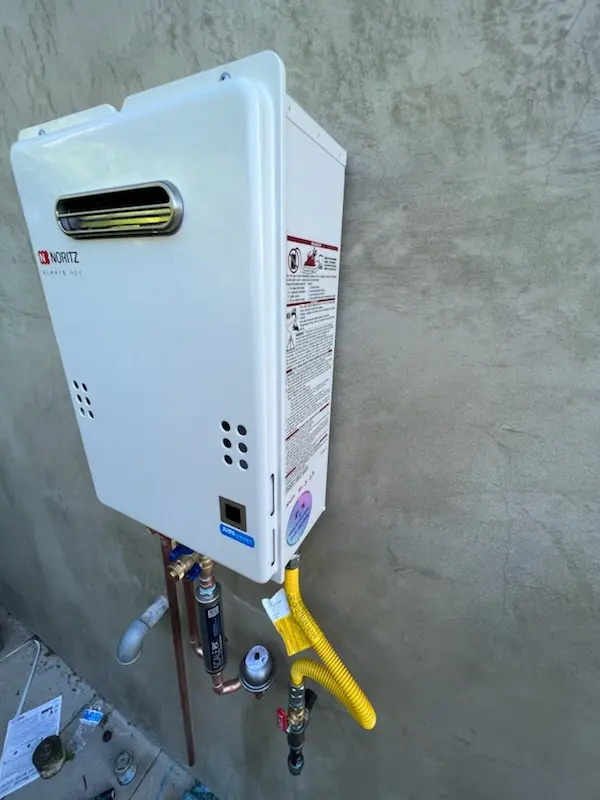 Tankless water heater installation for Sanandrews homes