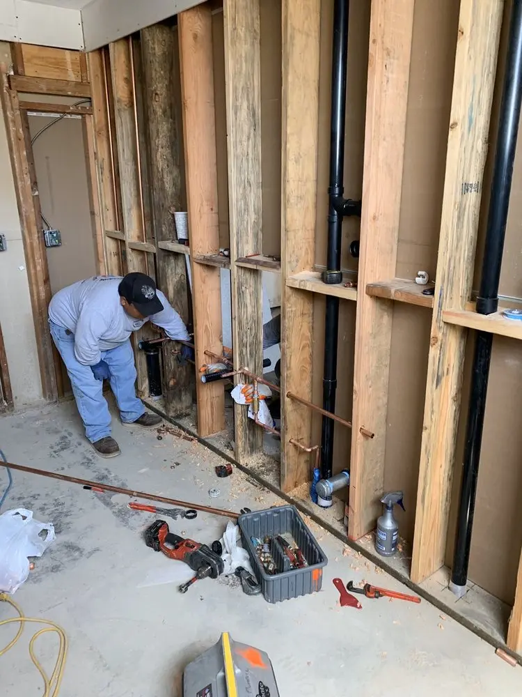 Commercial rough-in plumbing for Gas Line Repair in Sanandrews